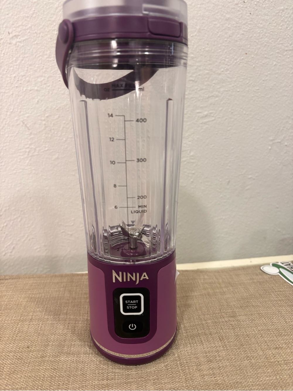 Ninja Personal Portable Blender - Purple and Clear